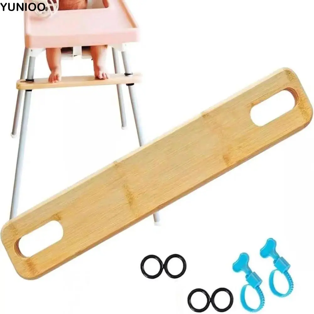 

Adjustable High Chair Footrest Stable Design 50cm Length Baby Highchairs Pedal Non-slip Round Corners Highchair Accessory