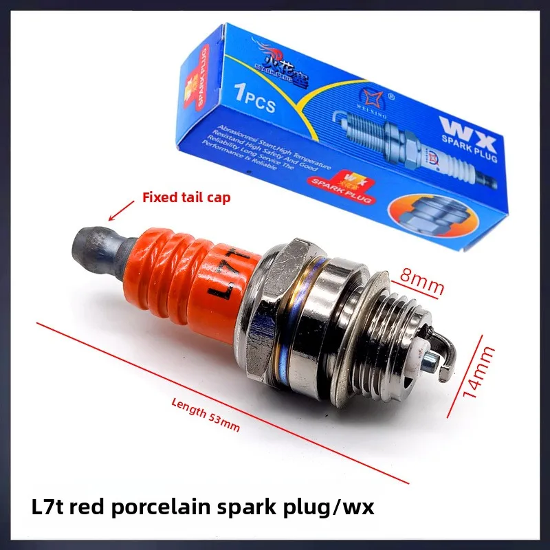 L7T Two-Stroke Chain Saw Lawn Mower Spark Plug Dynamo Ignition Nozzle for Garden Machinery Small Engine Accessories