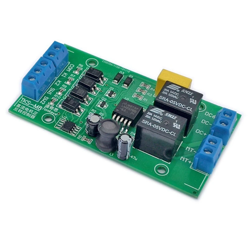 DC 6V 12V 24V DC Motor Forward And Reverse Controller 20A High Current With Limit Relay Driver Lifting Control Board P0 Durable