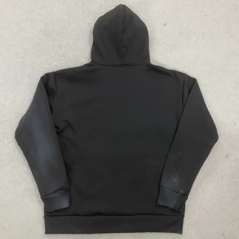 European American Flag Design Letter Printed Coat Top Autumn Winter Fashionable Street Loose Leisure Hoodie Men Women's Clothing