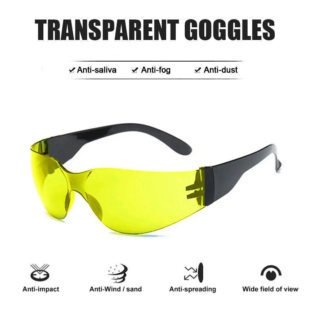 

Anti-impact Dustproof Riding Outdoor Work Spectacles Safety Goggles Eyewear Protection Glasses Eye Protective