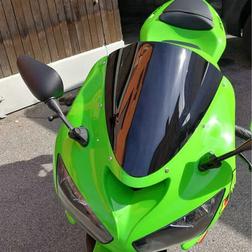 Per Kawasaki Ninja ZX-6R zx6r 636 600 2005 2006 2007 2008 Moto Parabrezza Doppia Bolla Parabrezza Visiera Carenatura Deflettore