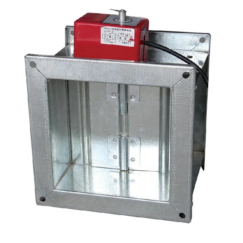 Motorized Fire Proof Air Damper Metal Return Air Damper
