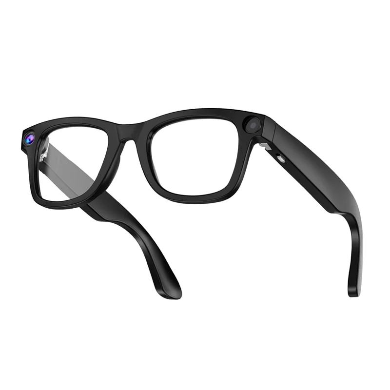 Solid Fashion Smart Glasses AI Camera 8MP IP65 Bluetooth Call Playing Music Smart Glasses Identify Pictures Use Chatgpt