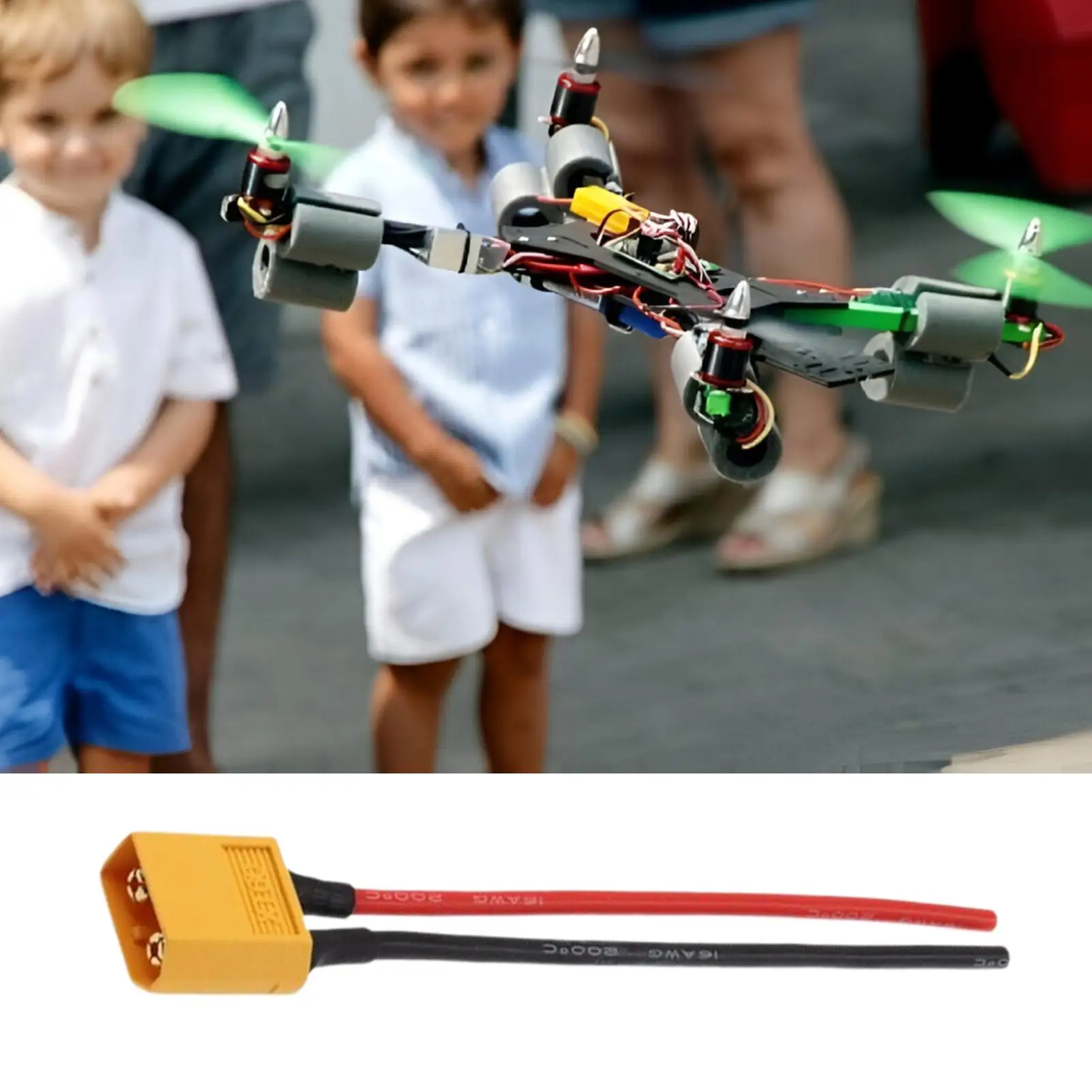 Xt60 تمديد كابل سلكي مسبق Xt60 موصلات 16awg محول القابس أجزاء محطة سلك المحمولة لسيارة لوحة طاقة شمسية Rv الطائرة بدون طيار