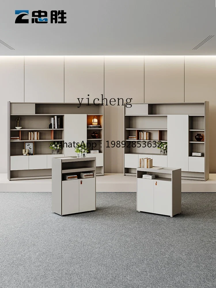 W5.14   file cabinet boss table matching bookcase fashion bookshelf combination simple storage cabinet