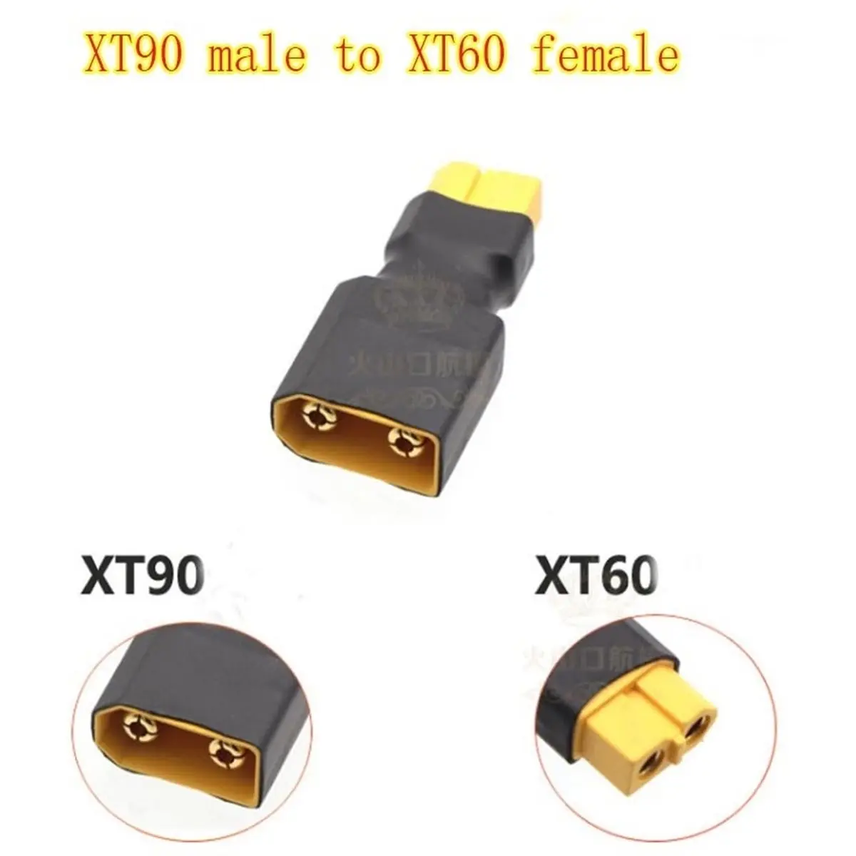 Adapter Male / Female to XT90 Male / Female Connector Conversion Adapter for RC Lipo Battery Control Parts DIY B