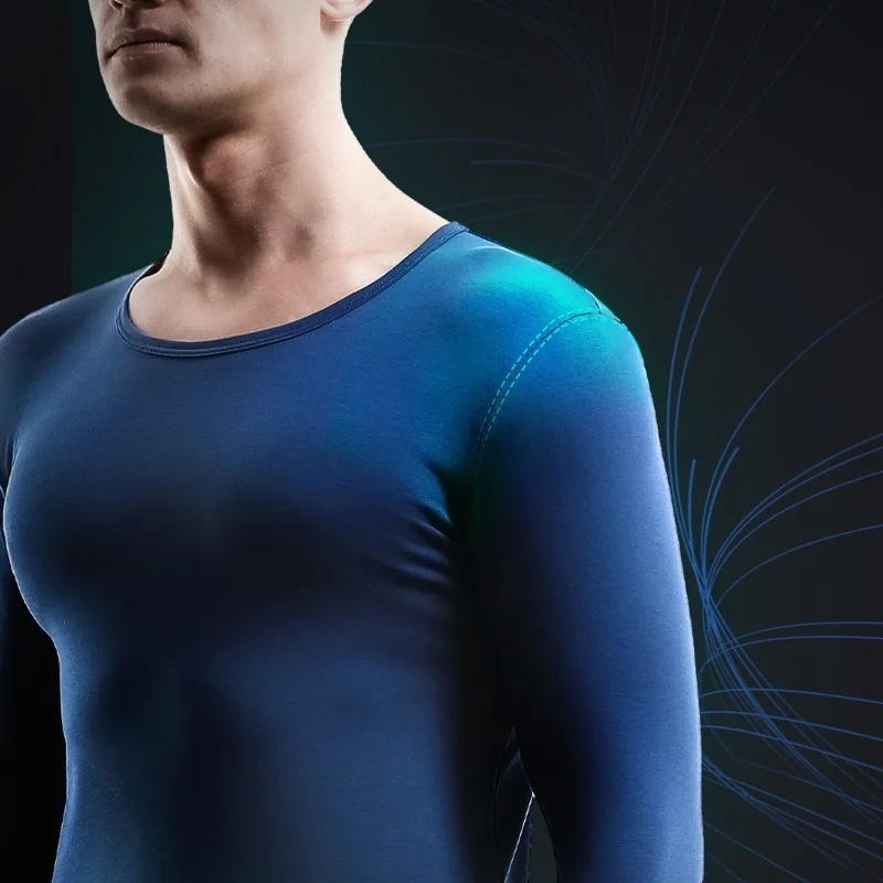 1 шт. Мужской легкий пижамный топ из чистого хлопка, свободный крой с длинными рукавами, повседневная домашняя одежда на осень/зиму