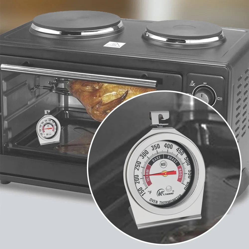 Hot selling oven Thermometer BBQ Baking 2-Inch Dial Classic Series Stainless Steel kitchen thermometer