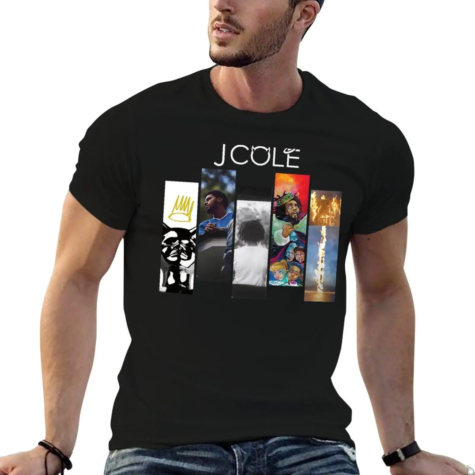 J Cole Discography T-Shirt Daily Wear Print T-Shirt