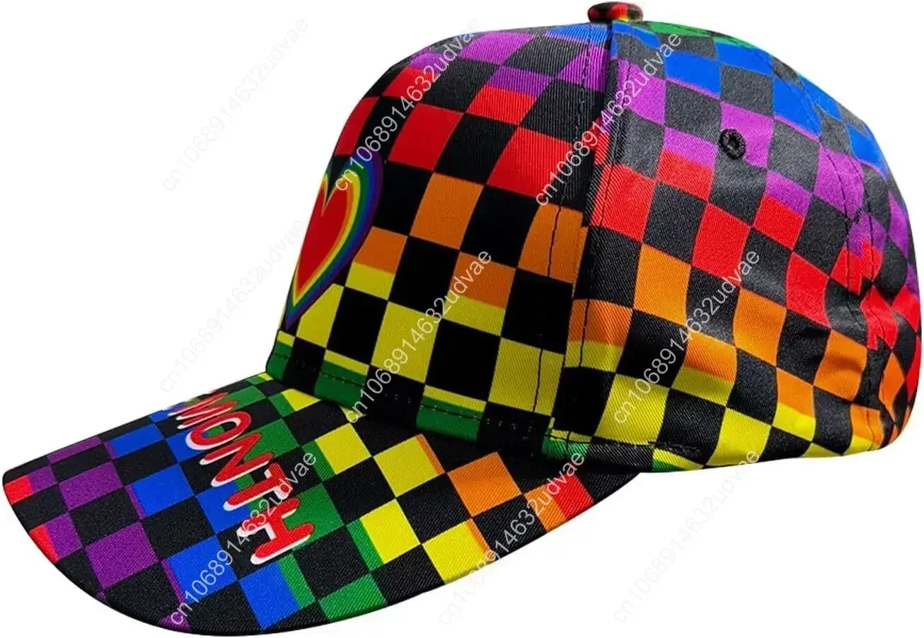 Gay Pride Baseball Cap Rainbow LGBT Trucker Hat for Men and Women Pride Month LGBTQ+ Cap Graffiti Style