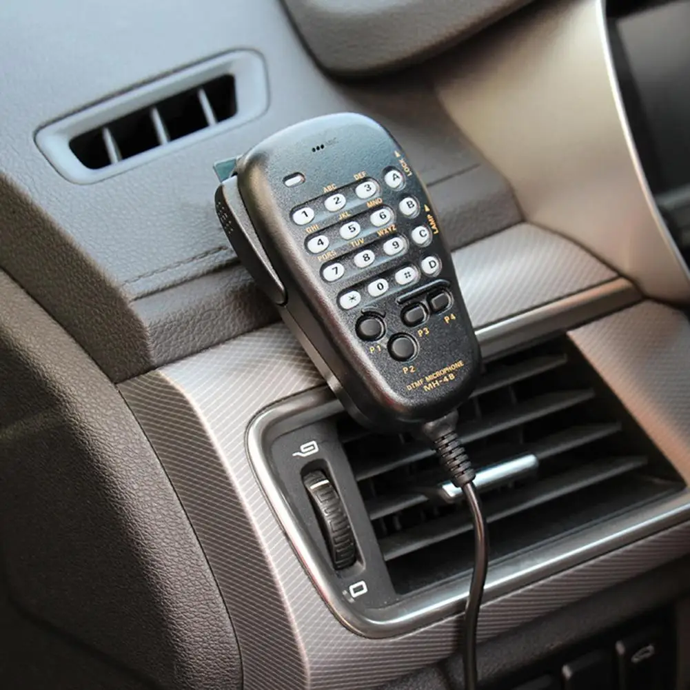 MH-48 Wireless Microphone with 4 User-Programmable Keys DTMF Tone Input for Yaesu Mobile Radio FT-8800R FT-8900R FT-7900R