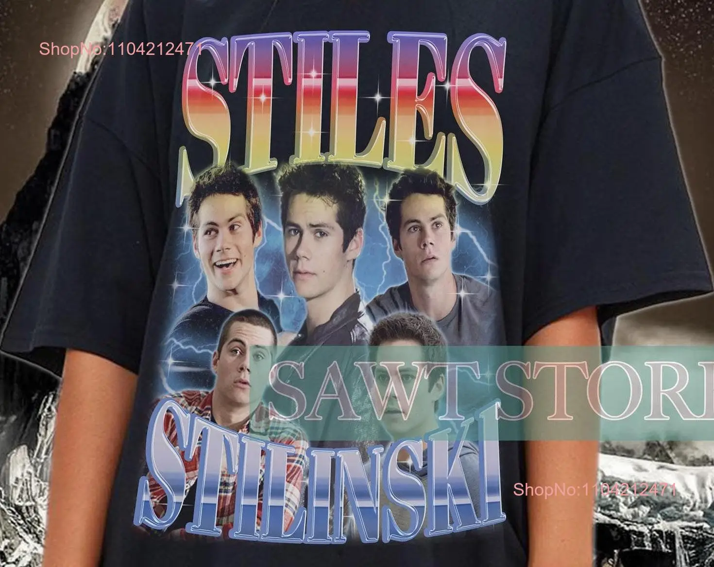 Retro STILES STILINSKI T Shirt Homage Fan Vintage 90s Sweater Merch  long or short sleeves