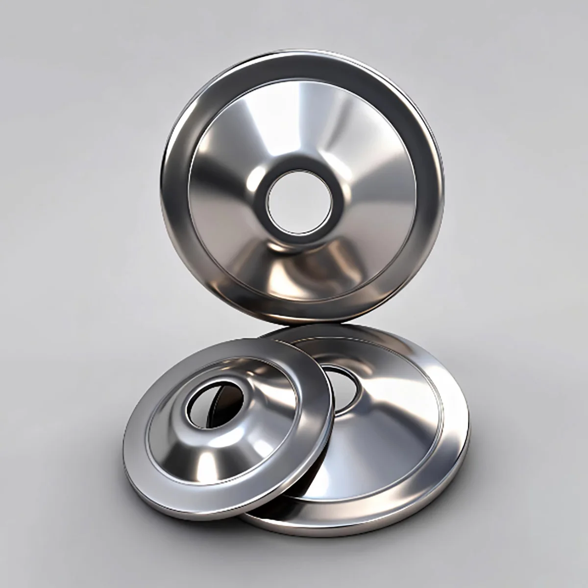 

304 Stainless Steel Bowl Shaped Gaskets - Straw Cap Gaskets & Adjustable Foot Pads M4-M16