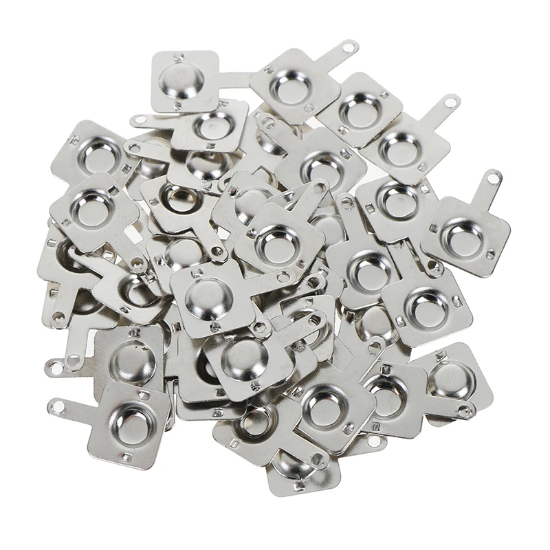 AA AAA 배터리용 실버 스프링 배터리 파편, 양극 및 음극 접촉 플레이트 교체, 100 개