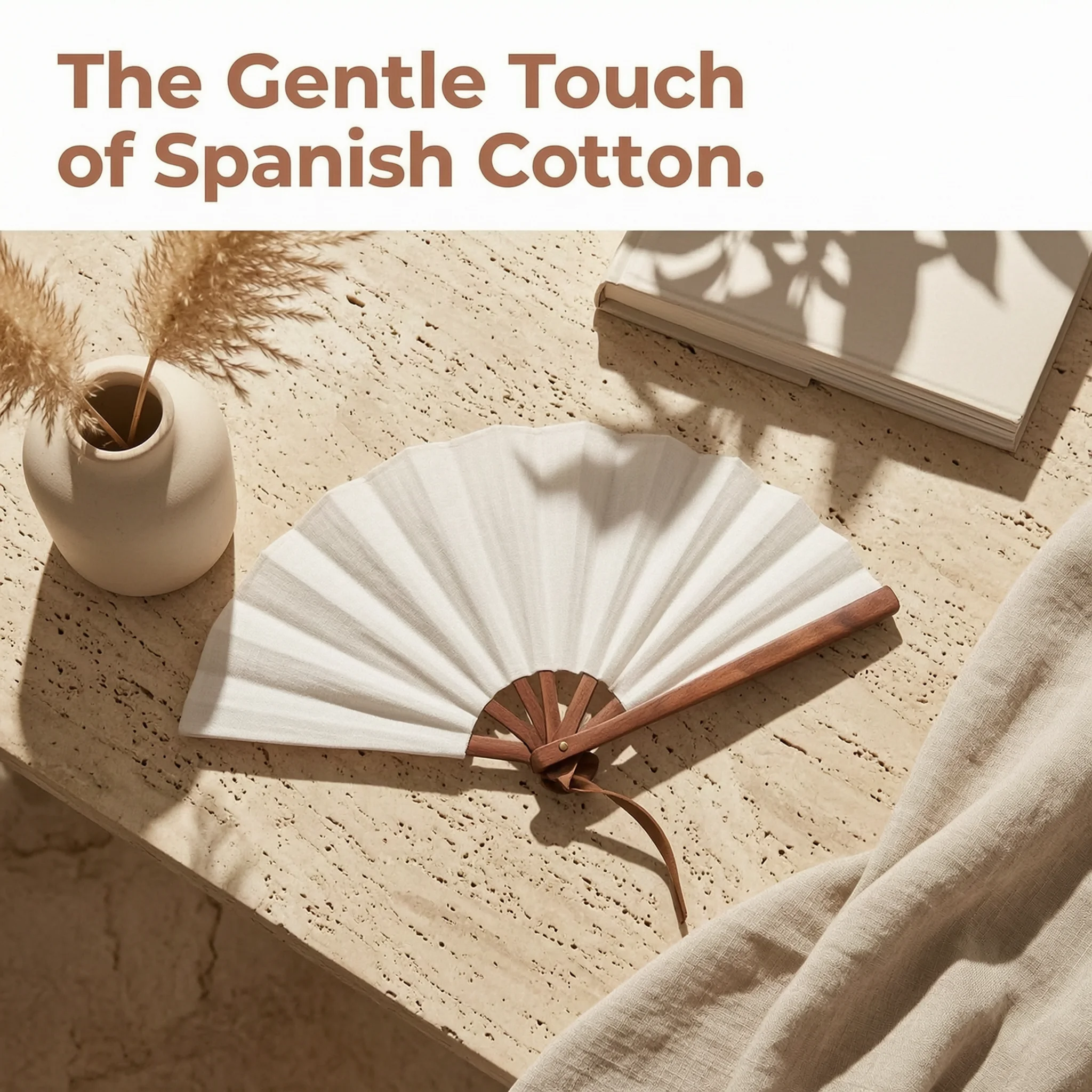 Hand Fan Embroidered Spanish Folding Fan Vintage Multipurpose Decorative Fan Portable Hanging Hand Cranked Fan Cotton Fan
