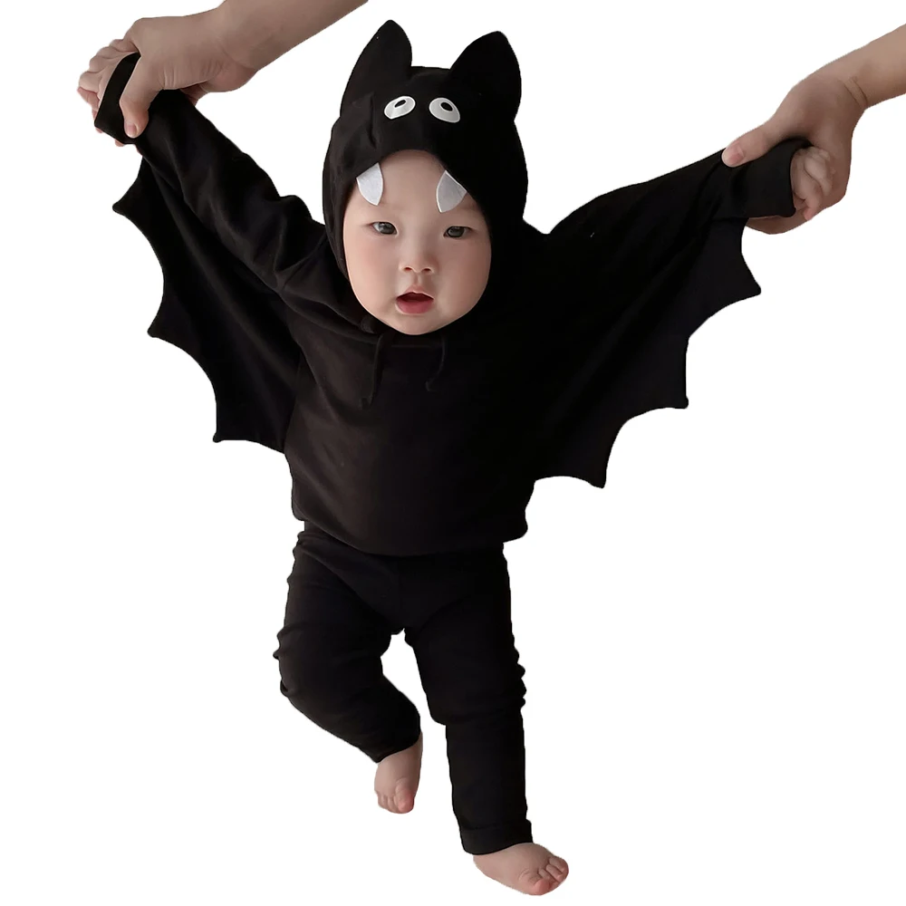 Umorden Halloween Clothes for Baby Bat Batbaby Costume Ins Korea Style Top Shirt Pants Set 6-36M 1-2T 2-3T