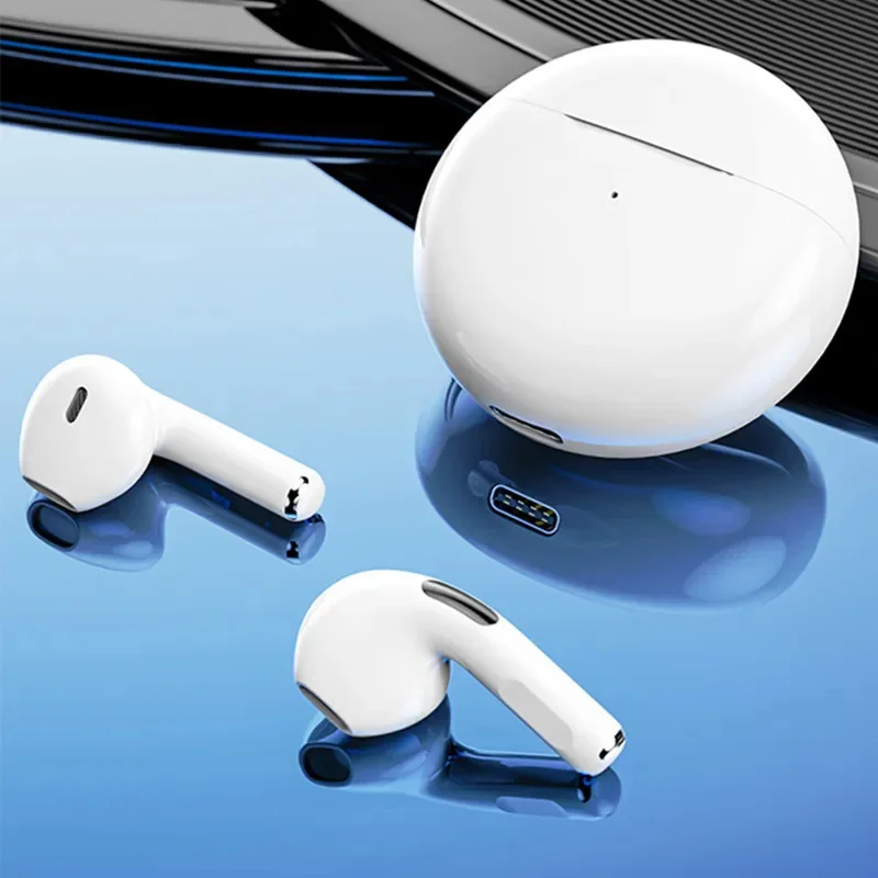 TWS Pro 6 Wireless Bluetooth Headset Noise Cancelling In-ear Earbuds with Mic Wireless Headphones for iPhone Bluetooth Earphones image 5