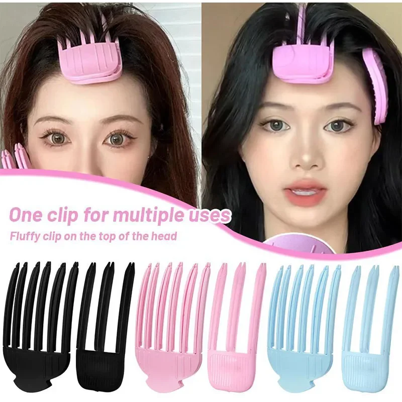 Korea Fluffy Hair Roots Clip High Skull Top Artifact Bangs Hair Tools Roots Clip Hair Hairpin Styling High Seamless Pad Curly