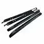 Pickup Cross Bars Roof Rack Rails Set Black Truck Aluminum Fit for Toyota Tacoma