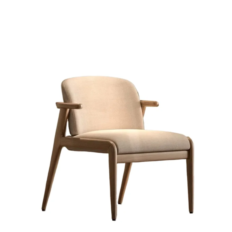 

Solid wood dining chair B & B hotel study living room new Chinese leisure chair business office negotiation reception chair
