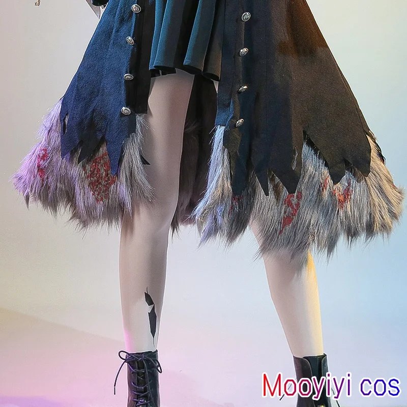 جديد Mooyiyi cos Lappland تأثيري حلي هالوين عيد الميلاد لعب الأدوار حفلة المعرض الهزلي لعبة Anim S-L Ark