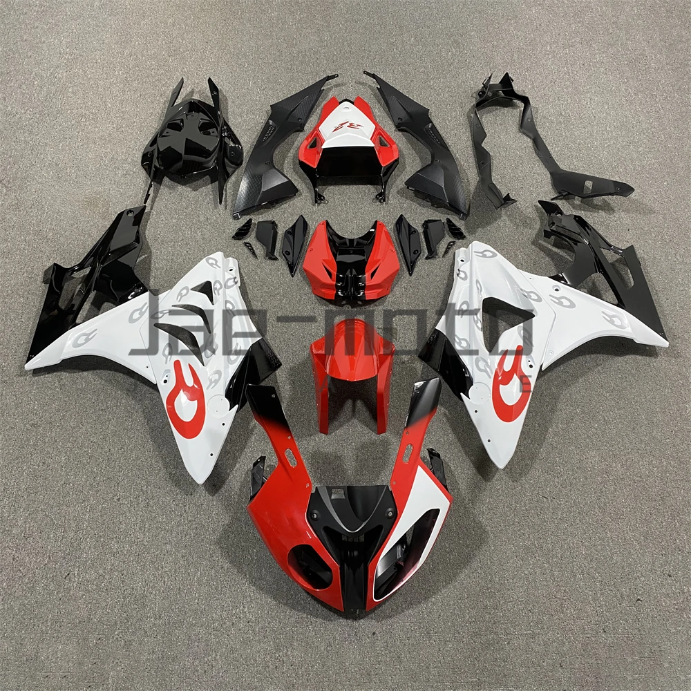 For S1000 S1000RR 2009 2010 2011 2012 2013 2014 Injection ABS Plastics Full Fairings Kit Mold Replace Accessories White Red A