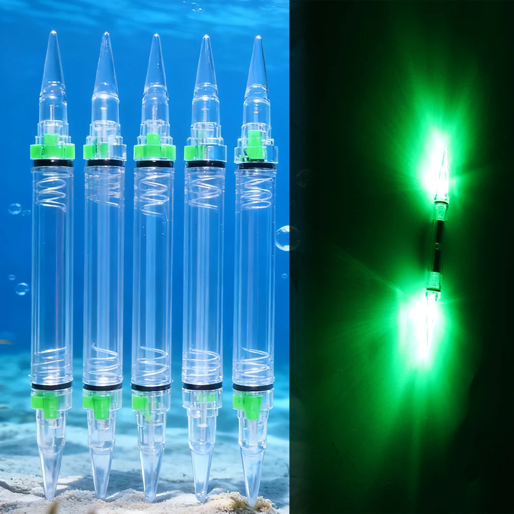 5 Stück Blitz-Angellichter Unterwasser-Köderlichter mit Mehrfarboptionen zur Verbesserung des Nachtangelerlebnisses – Detail 14