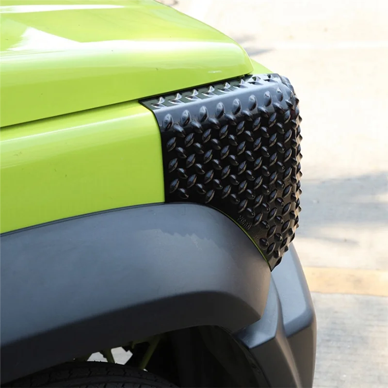 AY03-2 PCS Car Front Fender Angle Wrap Decoration Guard Cover Parts Accessories For Suzuki Jimny 2019+