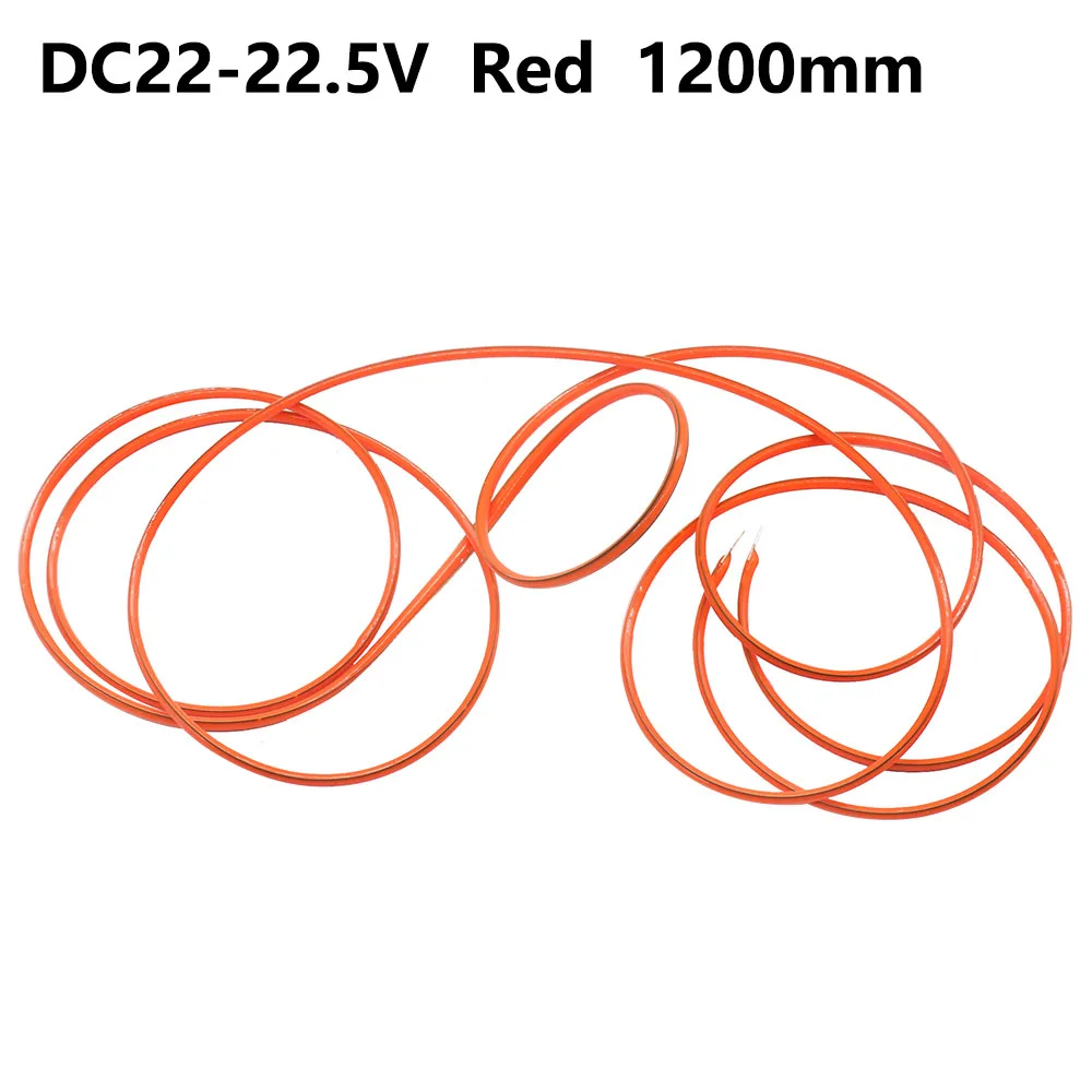 

1PCS Red LED Edison Bulb Lamp Parts DC22-22.5V 1.2m LED Bulb Incandescent Light Accessories Diodes Flexible filament Red tv