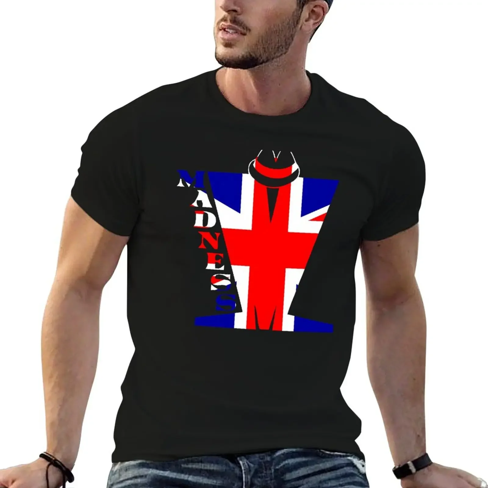 

Madness Union Jack T-Shirt valentines clothes boys animal print plain white t shirts men