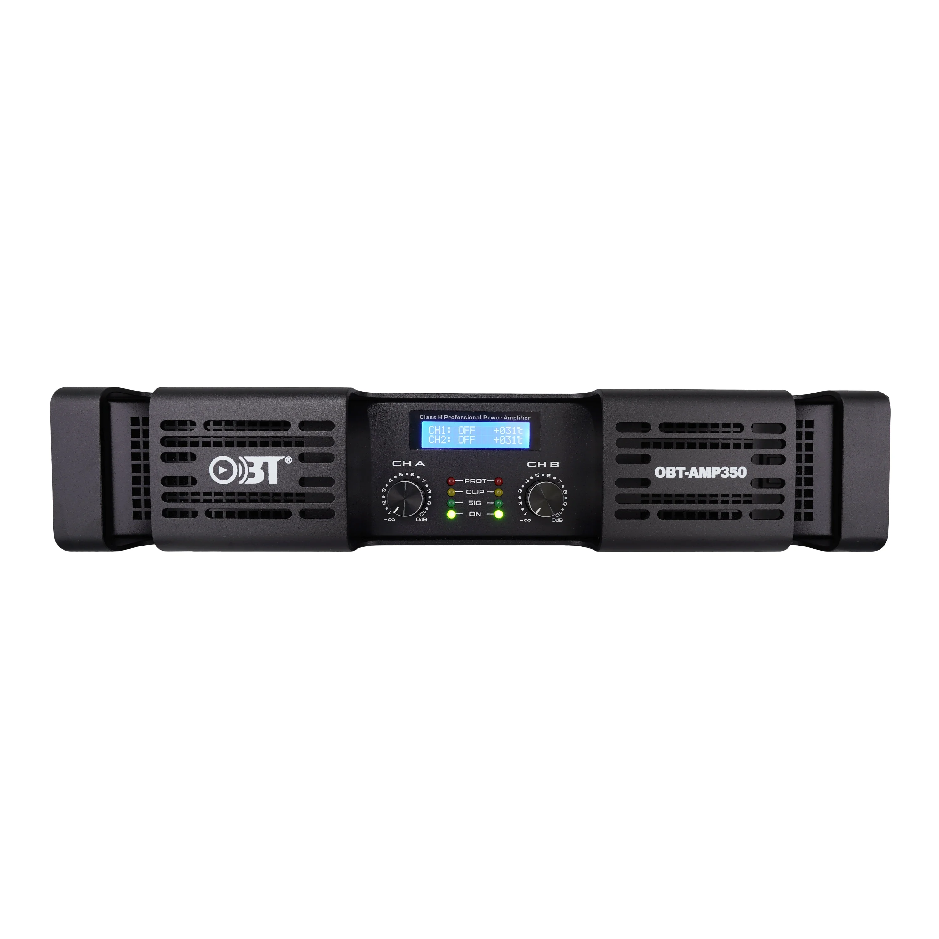 

Professional Power Amplificador Amplifier OBT-AMP350 Class H Circuit 350 Watts Power Amplifier With Display
