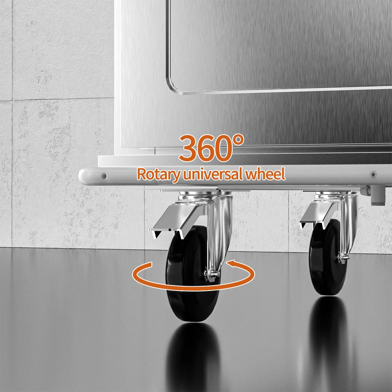 Yipomson Double Door Insulated Stainless Steel Food Warmer Cart Digital Touchscreen 12-Hour Holding for Commercial Catering