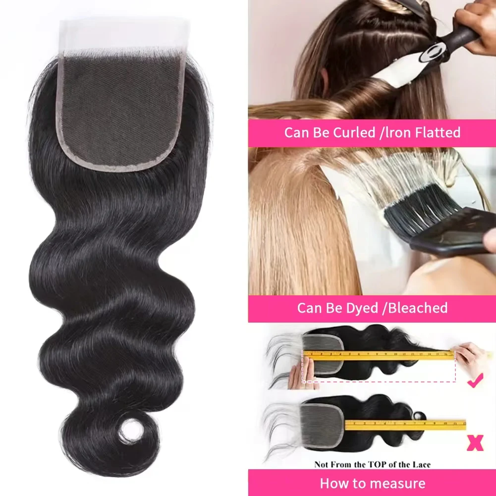 

Natural Color 24 26 Inch Human Hair Bundles And Closure Body Wave Bundles With 4x4 5x5HD Lace Closure Brazilian And Weaves Raw Hair Bundles Deals Fast Shipping