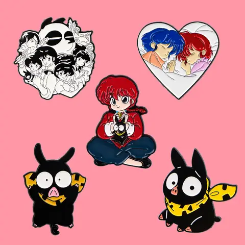 만화 Charactes 핀 클래식 애니메이션 배지 의류에 대한 브로치 에나멜 핀 여성 배지 쥬얼리 액세서리 어린이를위한 선물