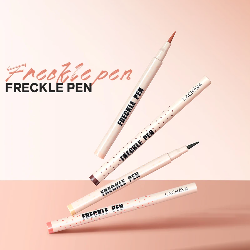 5 Colors Natural Freckle Pen Quick-drying Waterproof Freckle Pen Realistic Fake Freckle Pen