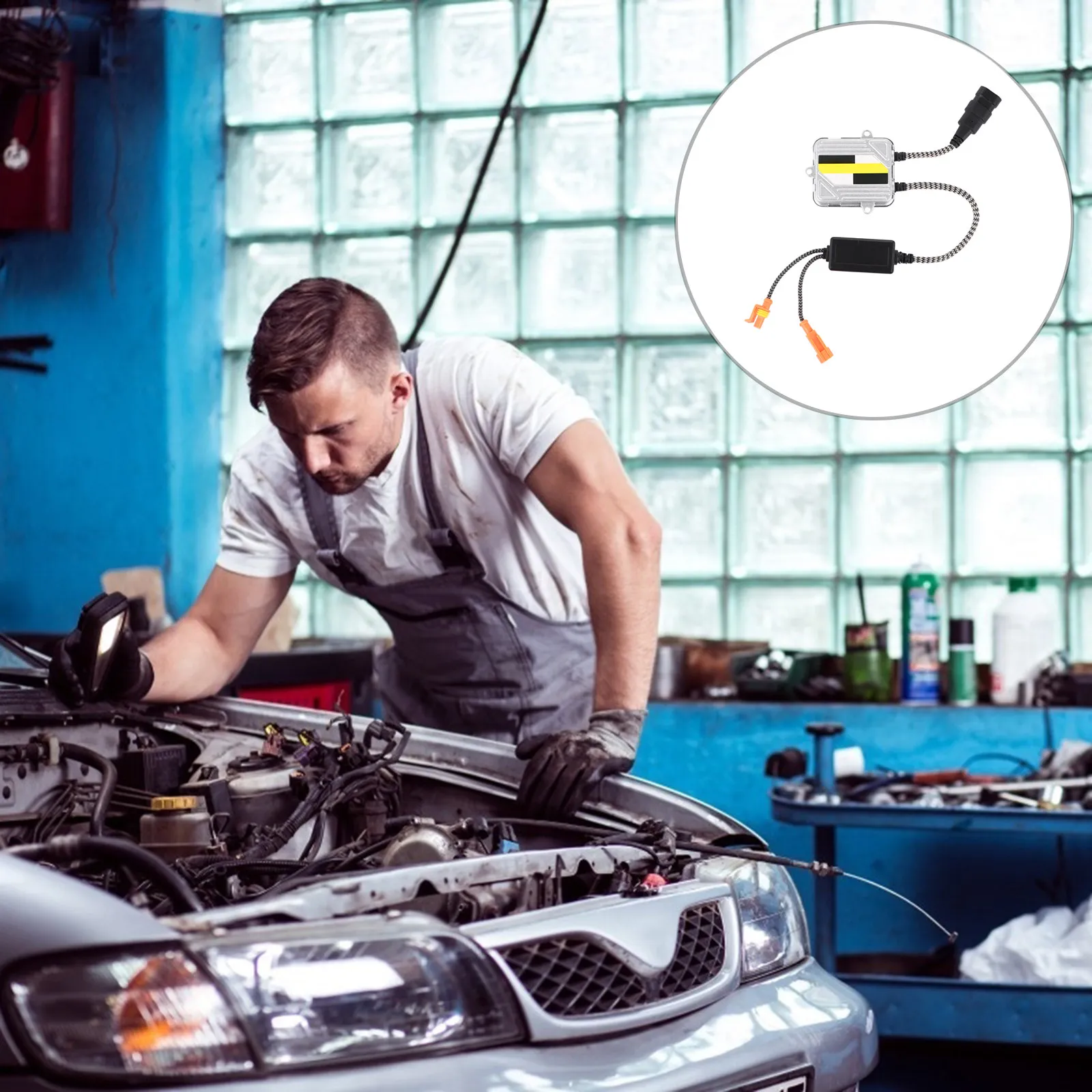 55W DC Xenon Headlight Ballast 12V Car Lamp Power Stabilizer Universal Vehicle Accessory