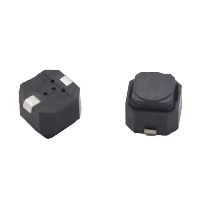 【50-10PCS】6x6x5mm Mute Switch Silicone Keypad Push Button Switch 6X6X5 MM 2Pins Silent Switches