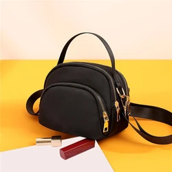 Torba na ramię moda poliester Crossbody torba Messenger Mini pojemność wodoodporna torebka tkaniny torebki 2023 nowy