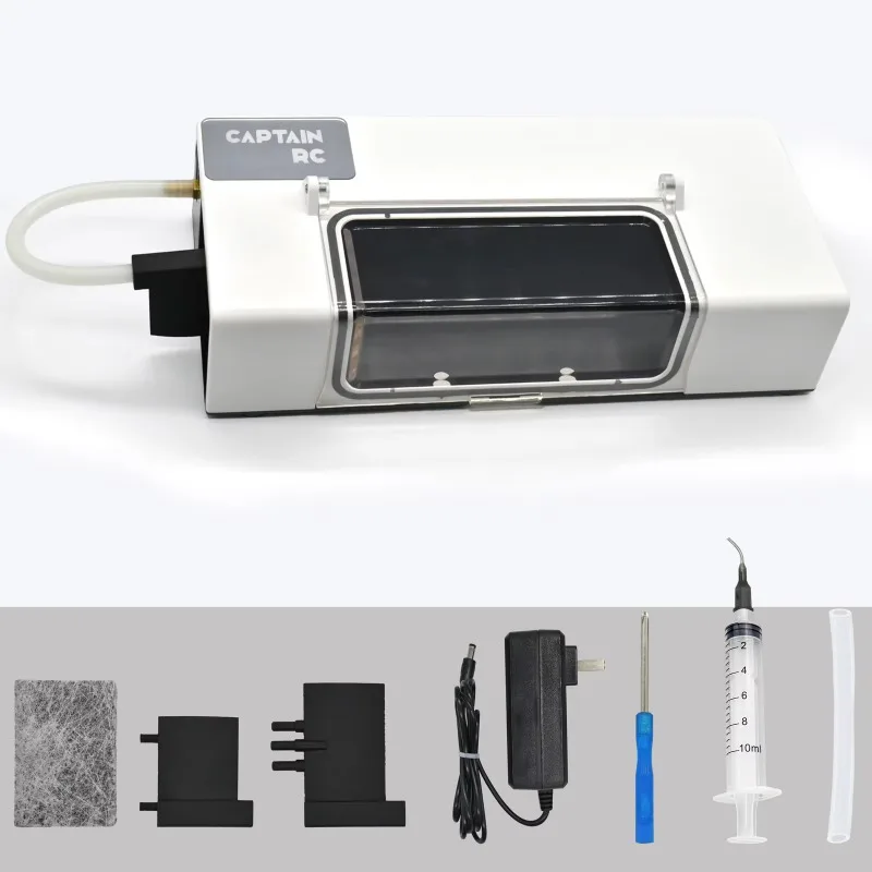 Desktop Wind Tunnel Adjustable Airflow Dual Mode (with/without oil) Smoke LED Aerodynamic Kit