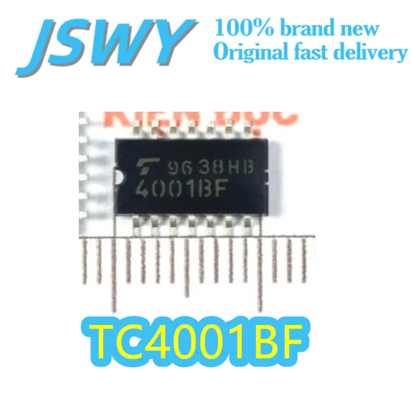 

(10/50 pieces) TC4001BF silk screen 4001BF original logic chip SOP-14 4 channel 2 input 3V-18V wide voltage fast shipping