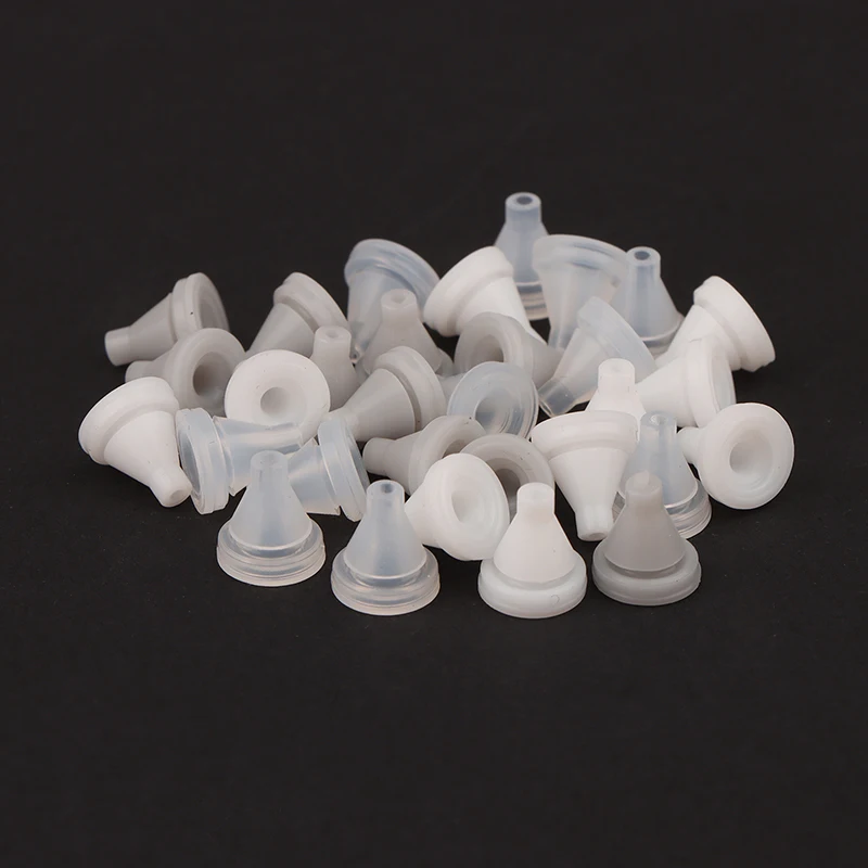 50pcs Rubber Silicone Nozzle Nipple Replacement Part Spray Water Outlet Top Spray Parts Shower Accessories