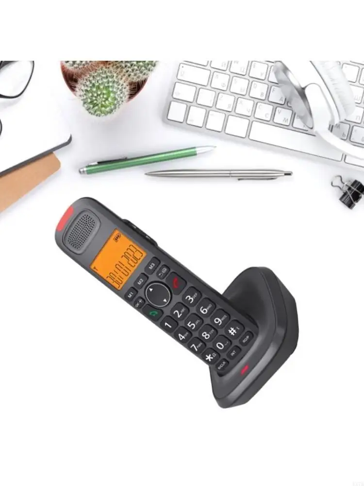 Multifunctional D1015 Wireless Landlines Telephone Cordless Phone Desktop Telephone 