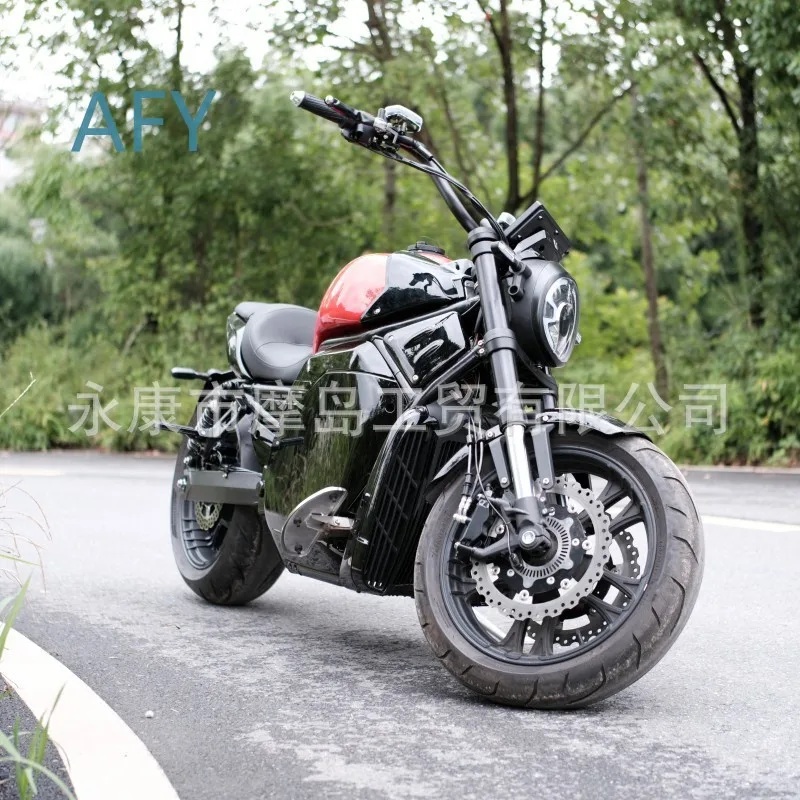 96V15000W high-speed electric motorcycle sequence zero retro cruise electric motorcycle street car export