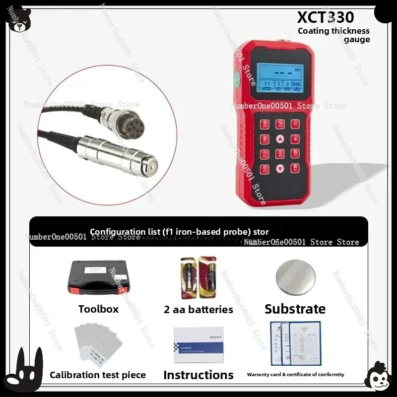 

XCT330 Paint Galvanized Coating Thickness Gauge High Precision Steel Structure Inspection Instrument