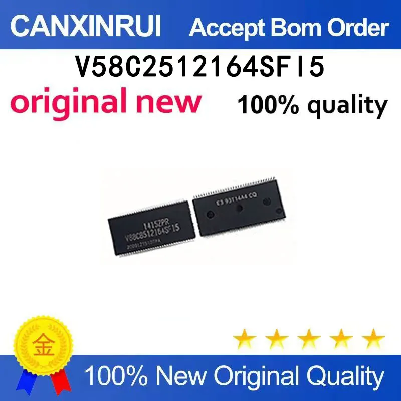 

(5-100 pieces)Brand new original V58C2512164SFI5 TSOP spot chip IC