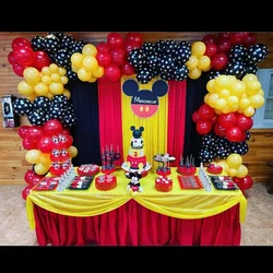 142pcs/Set Red Black Latex Arch Garland Kit Balloons Kids Birthday Party Decoration Baby Shower Kids Toys Air Globos Supplies