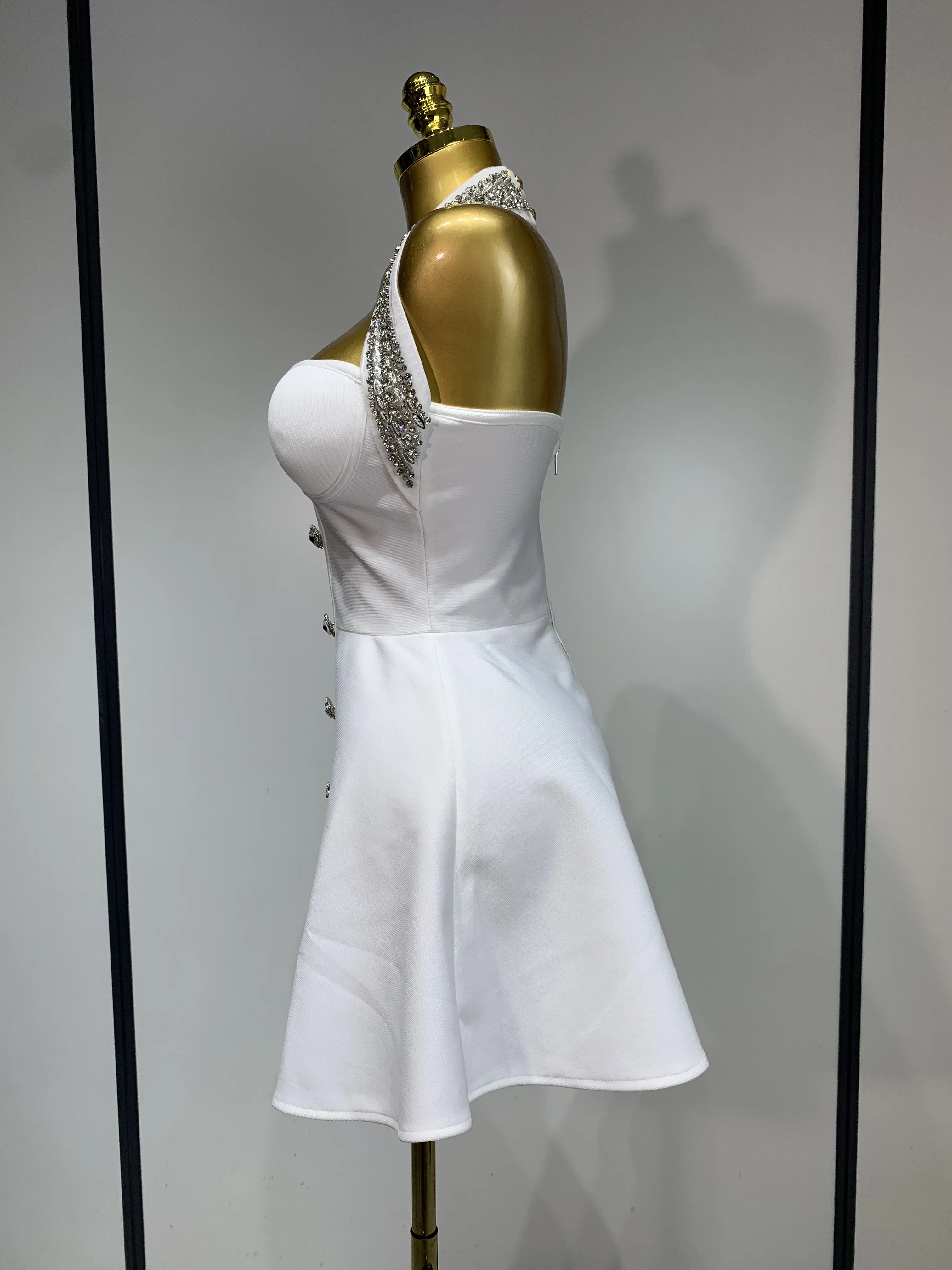 sexy backless halter dress Sexy backless halter dress female summer pure desire hot chic stunning   Lee Nhi Boutique