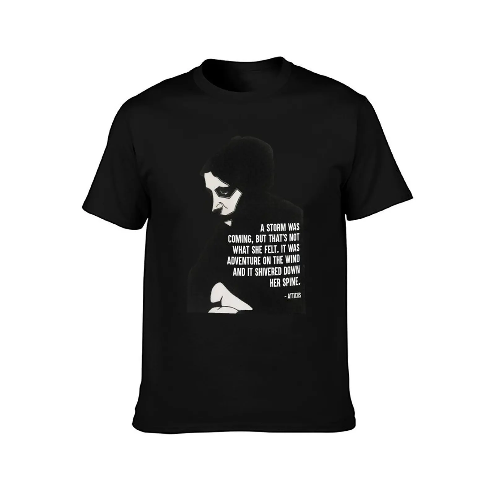 To Kill A Mockingbird - Atticus Finch Movie Poster T-Shirt Summer Casual Cotton Tee Oversized Streetwear Tops 100% Cotton