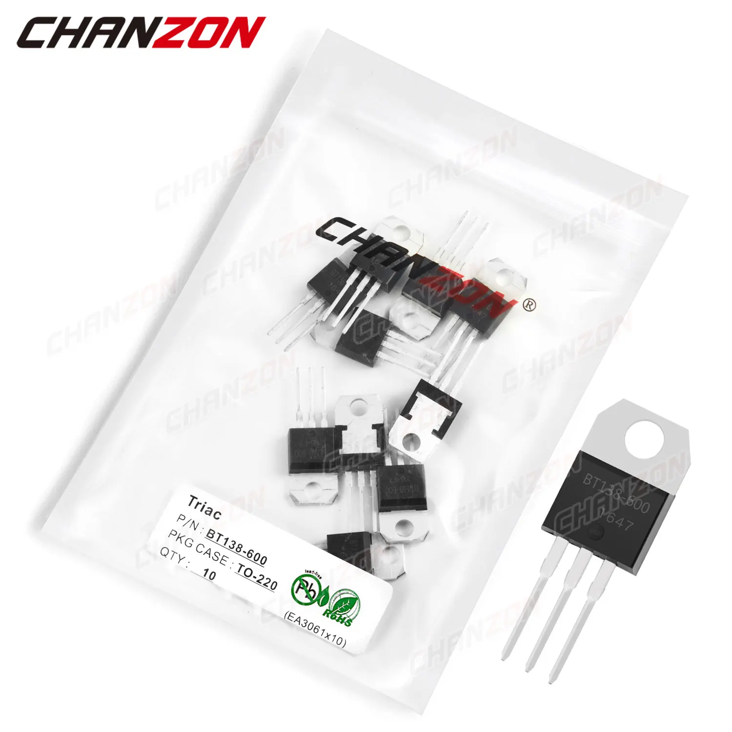 10Pcs BT138-600 TO-…